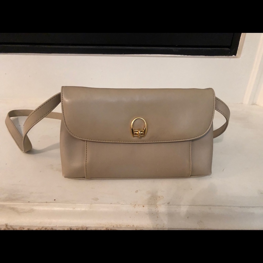 Cross body Aigner bag.
